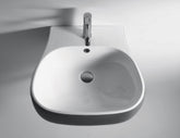Agape Pear vasque murale trois trous ACER08953R